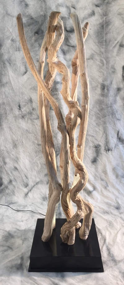 Colonne de lianes guimauves éclairées