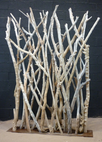 Driftwood branches screen (branches of 5/7cm diameter)