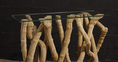 Natural Liana console table