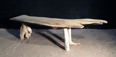 Table basse en bois flotté ref 5467